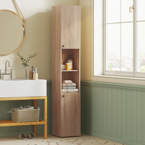 Tall bathroom cabinet - bathroom, with