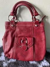 Oriano Women's Red Leather Handbag