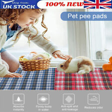 Guinea Pig Fleece Cage Liners Washable Non-Slip Absorbent Waterproof Bedding Pad
