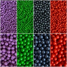 Polished Pearls Cupcake Sprinkles Edible Birthday Cake Decorations Red Toppers