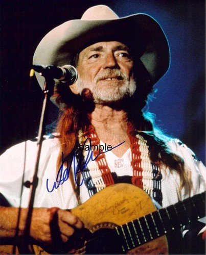 Willie nelson reprint 8x10 - willie,
