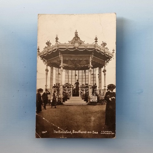 Clacton sea essex postcard - sea,