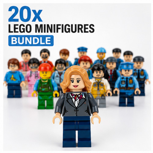 20x lego minifigures bundle - minifigures,