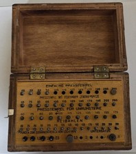 Vintage Watchmakers Tool Seitz - Lot of Press Punches - Swiss Made - Used