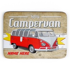Personalised VW Camper Van Mouse Mat Classic Car Work Pad PC Mens Gift CL61