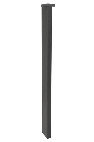 Concrete fence post one sided - concrete,