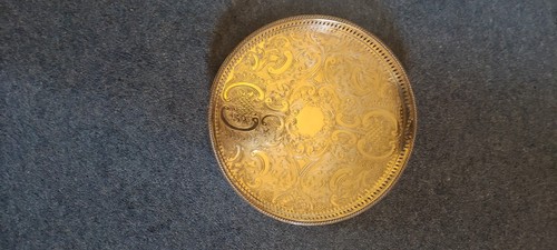 Small round vintage sheffield - vintage,