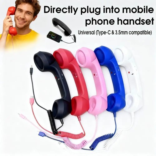 Retro phone handset type - type, c