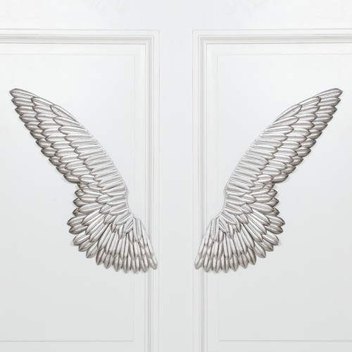 Large metal angel - angel, wings