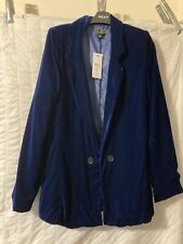 Lipsy Blue Velvet Open