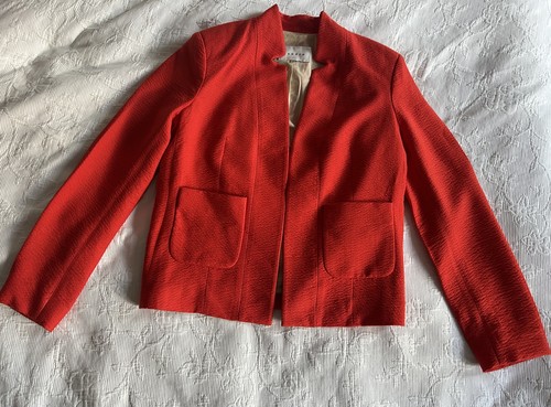 Sandro blazer jacket orange - sandro,