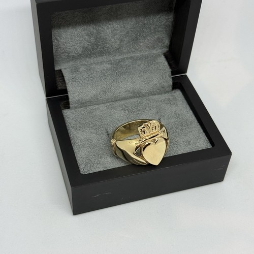 Mens 9ct claddagh - claddagh, ring
