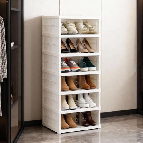 Tier double stackable shoe - stackable,