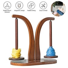 Wooden Yarn Holder, Wool