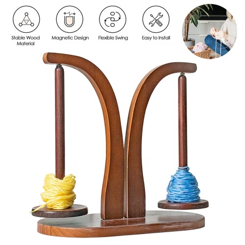 Wooden yarn holder - yarn, holder,