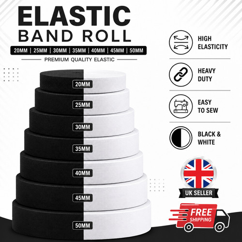 White black nylon - nylon, elastic