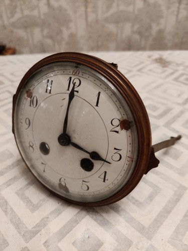 Antique french clock movement - clock,