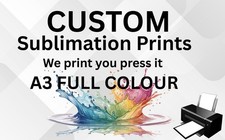 Custom Sublimation Print A3