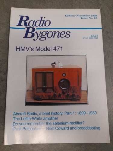 Vintage radio bygones issue - radio, bygones,