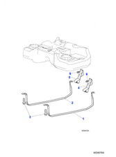 Jaguar Genuine Fuel Tank Strap