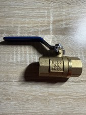 Brass Ball Valve  3/4 TGL DN20 PN40 BSP Female-Female Blue Lever – New