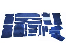 High quality blue carpet set