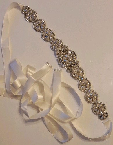 Jeweled wedding belt - jeweled,