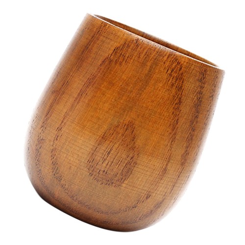 Wooden mug belly shaped solid - shaped,