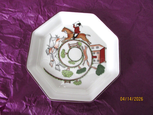 Wedgwood hunting scene bone - wedgwood, scene"