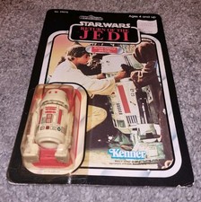 Vintage Star Wars Carded R5-D4 MOC Return of The Jedi 77 Back 1983 Kenner 