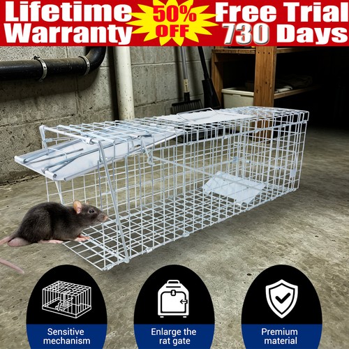 Live animal cage trap heavy - live,