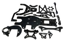 Rovan Baja Carbon Complete Chassis Parts Kit KM Buggy HPI Baja 5B (85237)