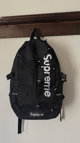 Supreme backpack black - backpack,