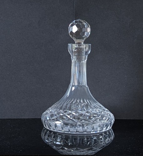 Led crystal ship decanter - ship's,