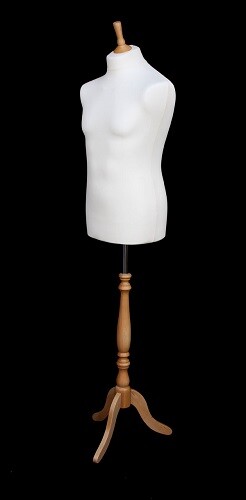 Deluxe male torso mannequin - male,