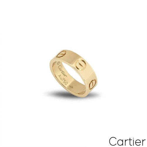 Cartier yellow gold love ring - cartier,