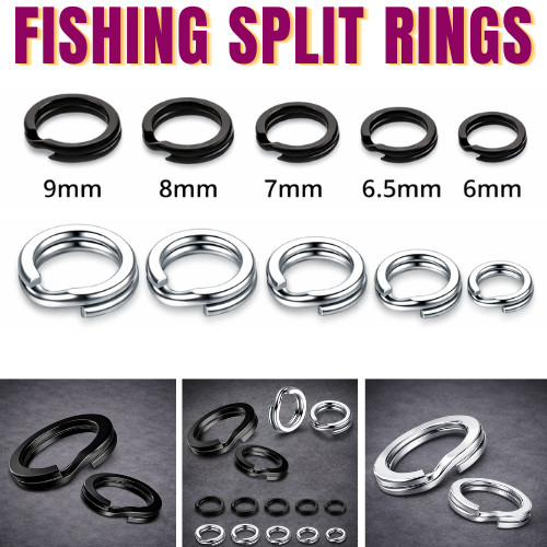 Split rings fishing pike - pike, carp