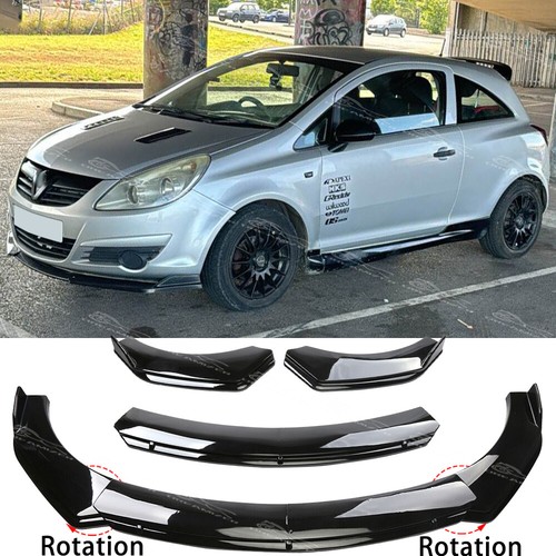 Gloss black flat - front, bumper