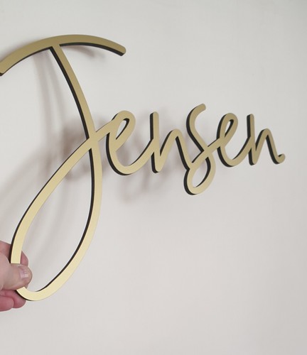 Personalised wooden name large - wooden,