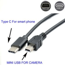 TYPE C to mini usb OTG CABLE FOR canon camera and smartphone tablet phone