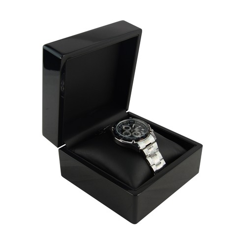 Luxury black wooden single - black,