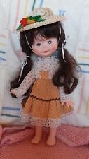 FIBA POUSSY HOLLY HOBBIE SUN VALLEY ANNI 70 VINTAGE DOLL 37 CM BAMBOLA RARA