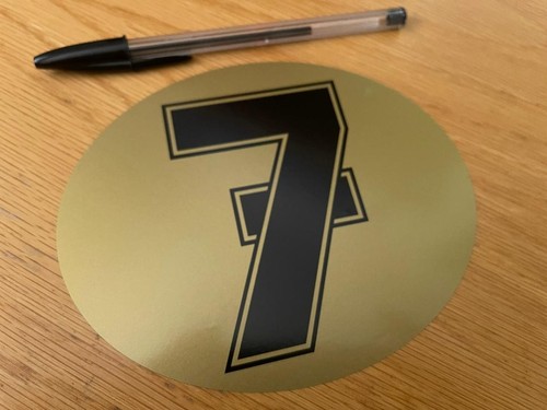 Barry sheene number - 7, decal