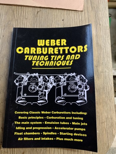 Weber carburetor manual book - weber,