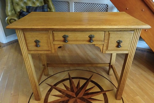 Antique edwardian golden oak - antique,