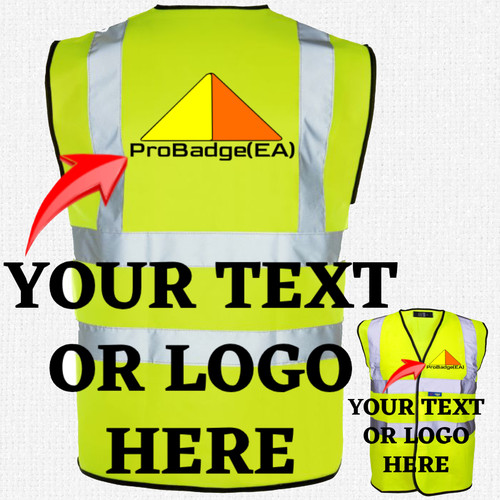 Personalised vis vest - personalised,