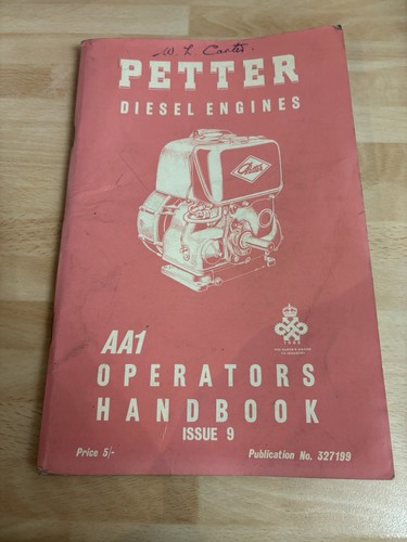 Petter aa1 diesel engine - diesel,