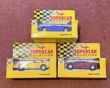 Maisto Supercar Collection Corvette ZR1, Bugatti EB110 & Jaguar XJ220 - All NEW.