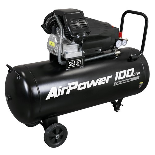 Sealey 100l twin - 100l, v-twin