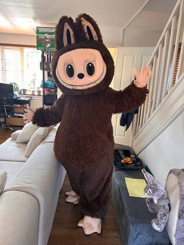 Brown fursuit bunny rabbit - brown,